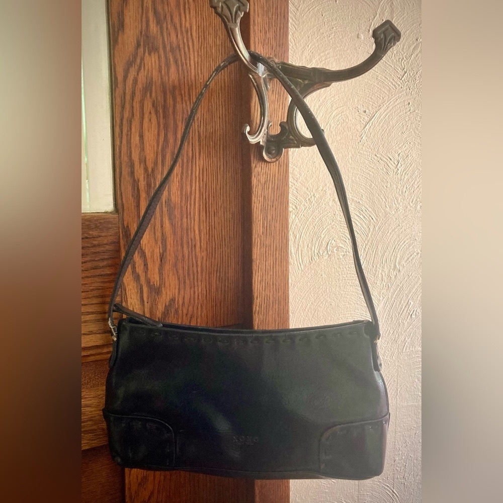 Small Black XOXO Baguette Bag
